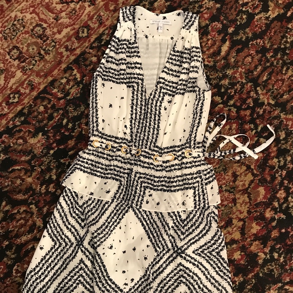 Derek Lam 10 Crosby intermix navy white dress